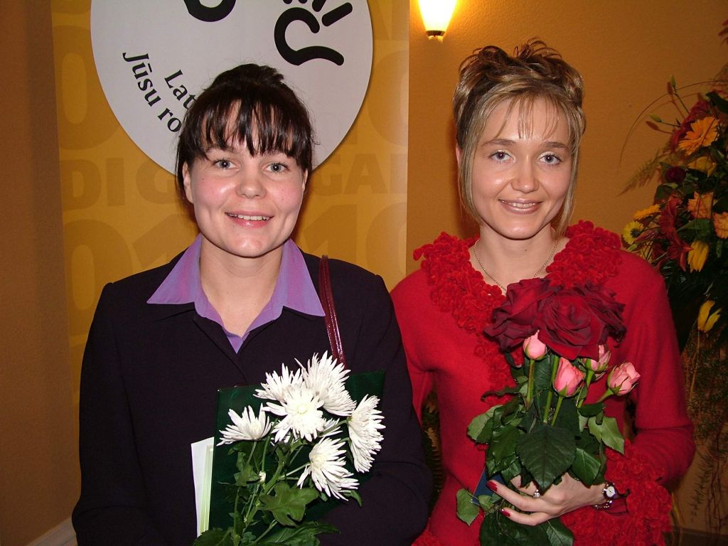 Kristīne Anuļeviča un Daiga Kamerāde, kura pirms dažiem gadiem
 Daugavpils Universitātē ir ieguvusi  psiholoģijas maģistra grādu